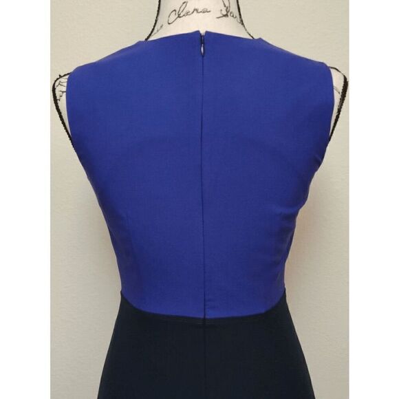 TALBOTS Colorblock Tri-color A-line Sleeveless Dress SIZE 6P MSRP $159 - Picture 9 of 14